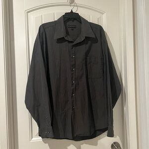 Baracuta 100% Cotton Men’s Button Up Shirt Size XXL Gray Long Sleeve